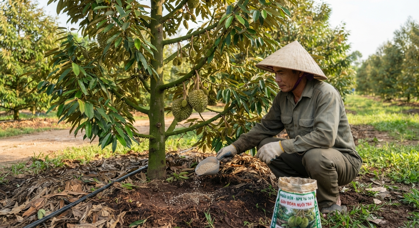 Hiểu rõ các giai đoạn sinh trưởng để chọn phân bón sầu riêng phù hợp